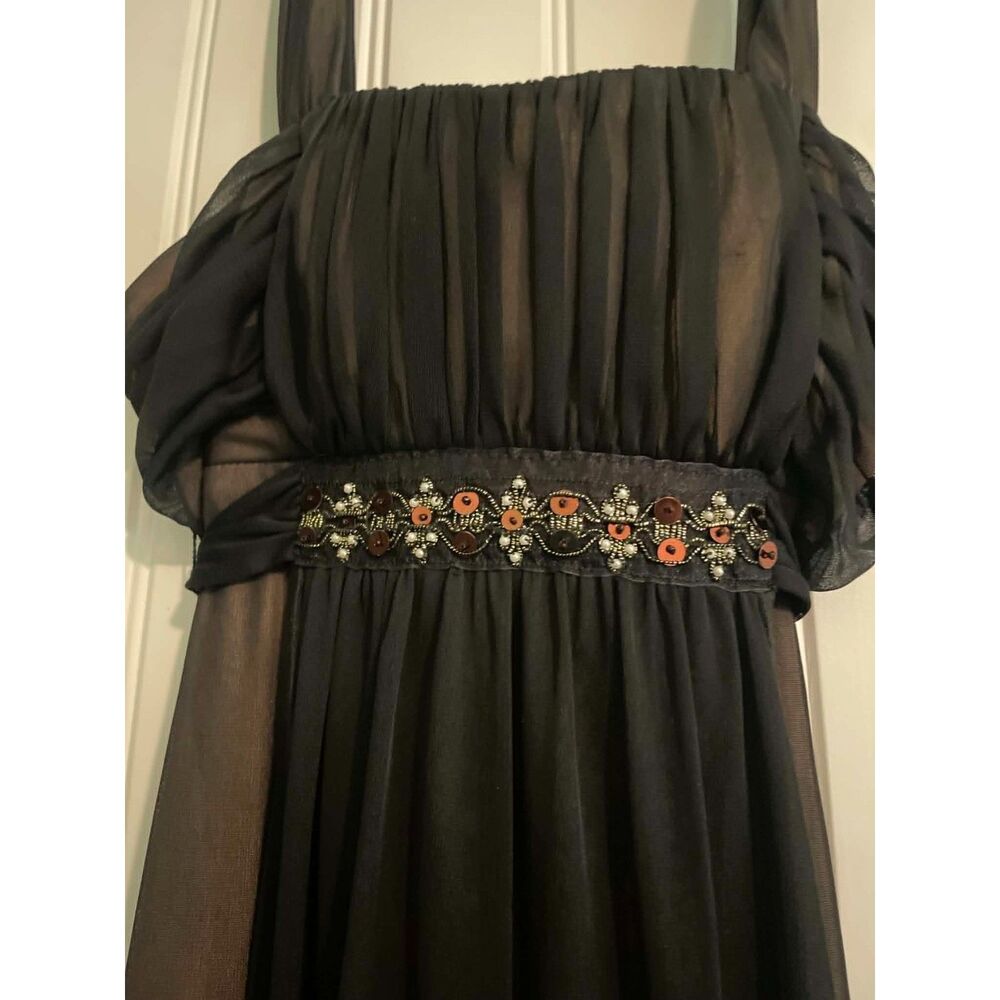 Connected Apparel Size 6 Black Dress. Whimsogoth, Whimsical, Steampunk, Y2K
